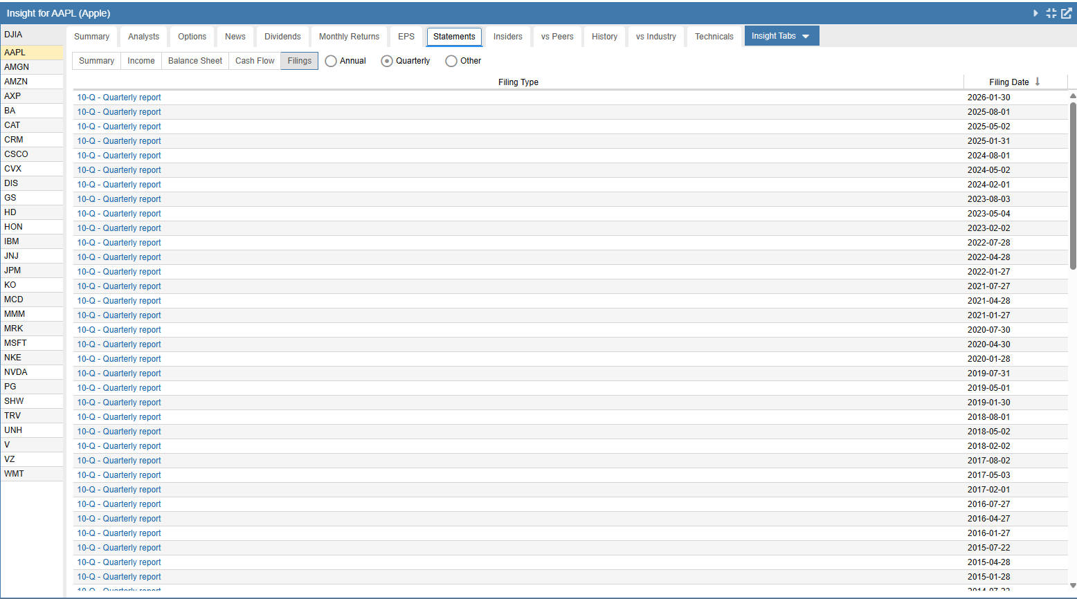 Filings
