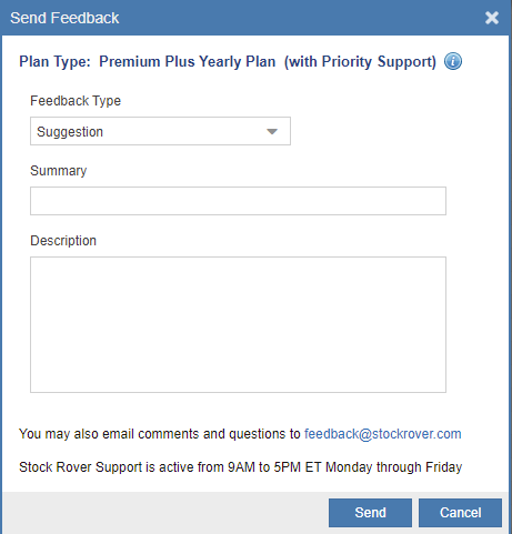 contact us feedback form