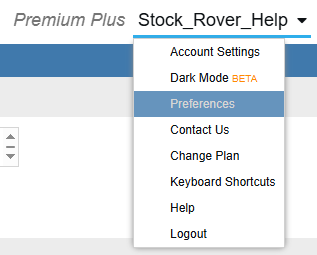 accessing preferences
