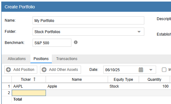 portfolio