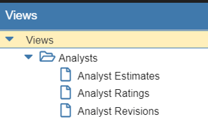 Click to enlarge Analysts Views